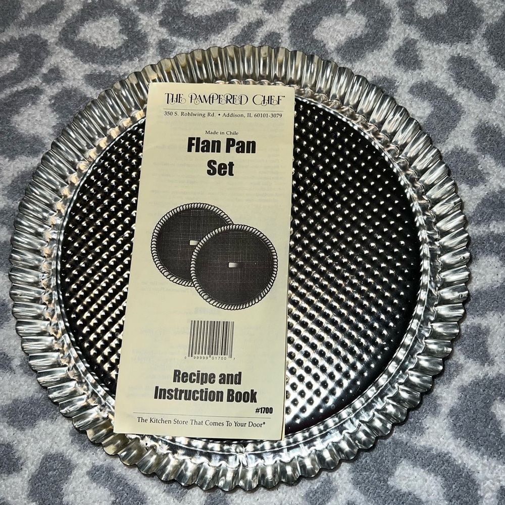 Pampered Chef Flan Pan Set